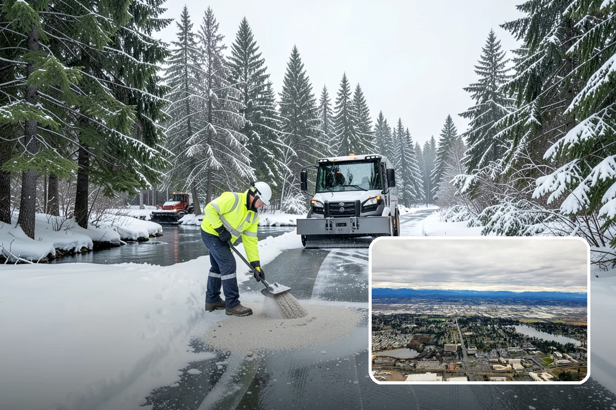 Gravel Driveway Snow Removal in SeaTac, King County, WA - Removes snow without scattering gravel