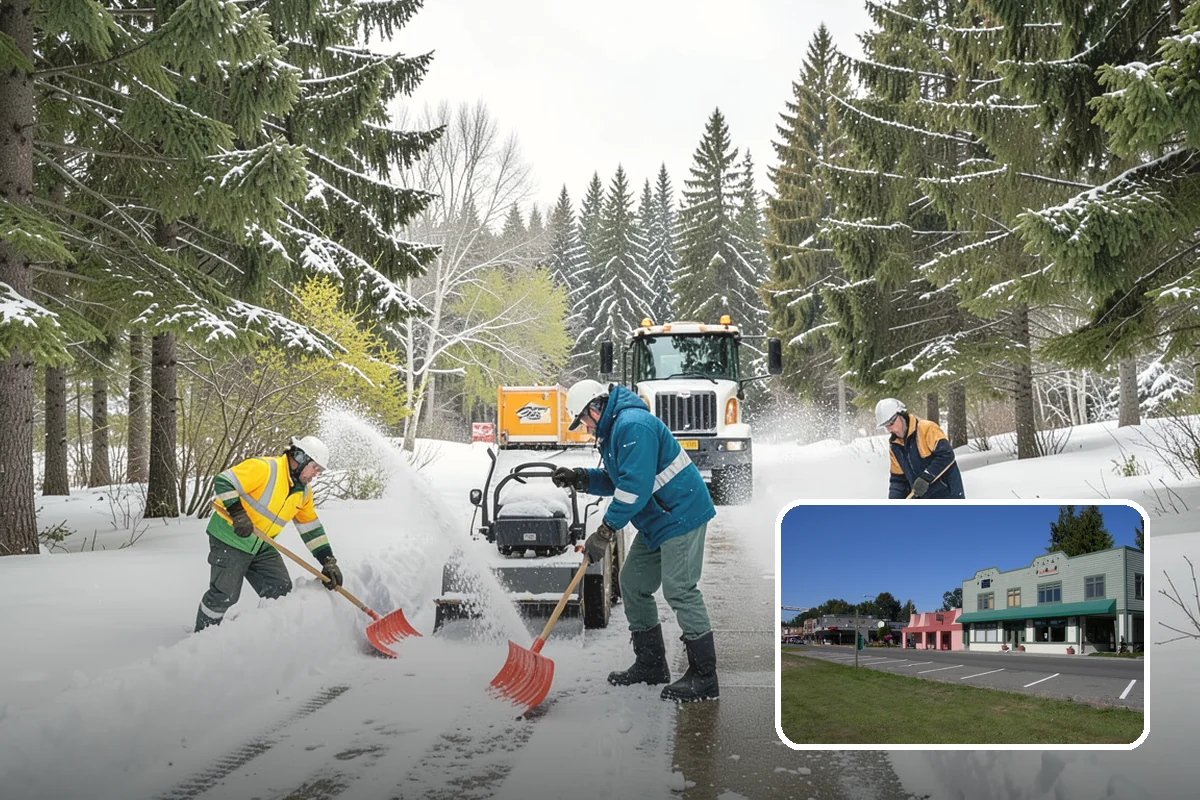 Gravel Driveway Snow Removal in Snoqualmie, King County, WA - Removes snow without scattering gravel