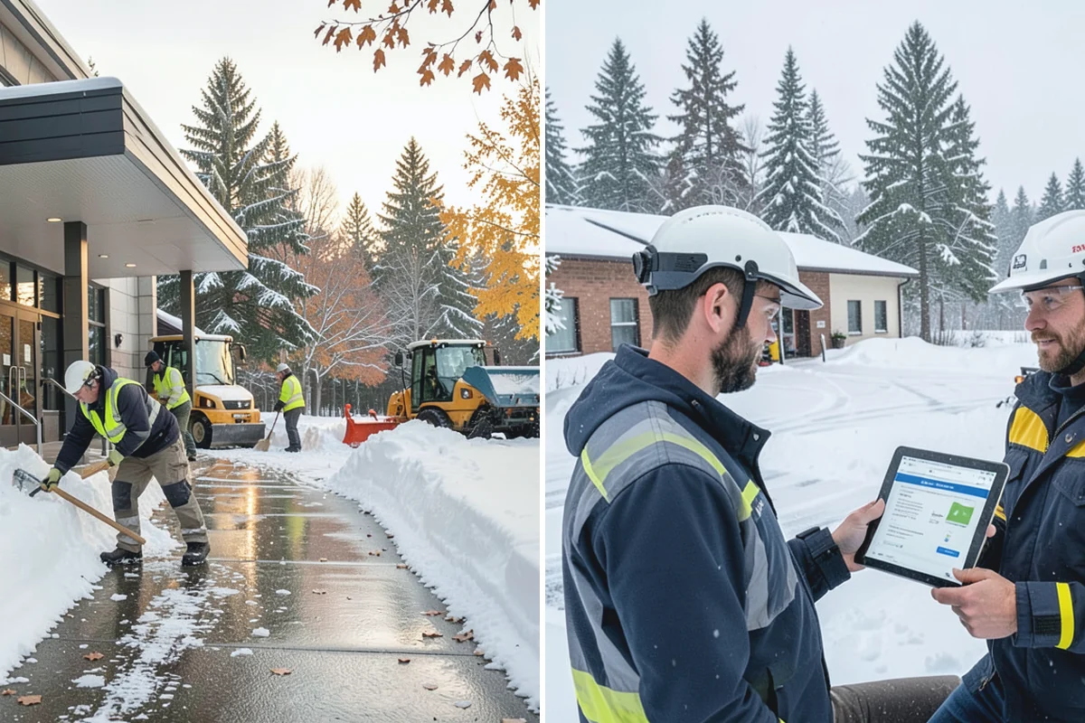 Gravel Driveway Snow Removal in South Prairie, Pierce County, WA - We set plow shoes to ride above the gravel
