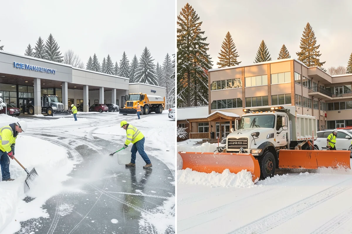 Gravel Driveway Snow Removal in Steilacoom, Pierce County, WA - We set plow shoes to ride above the gravel