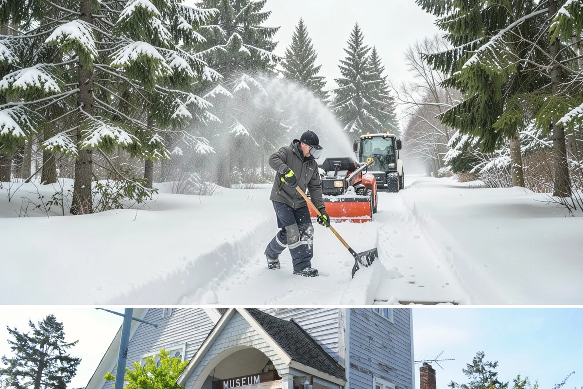 Gravel Driveway Snow Removal in Steilacoom, Pierce County, WA - Gravel driveway clearing runs through the rural snow window from late fall into spring.