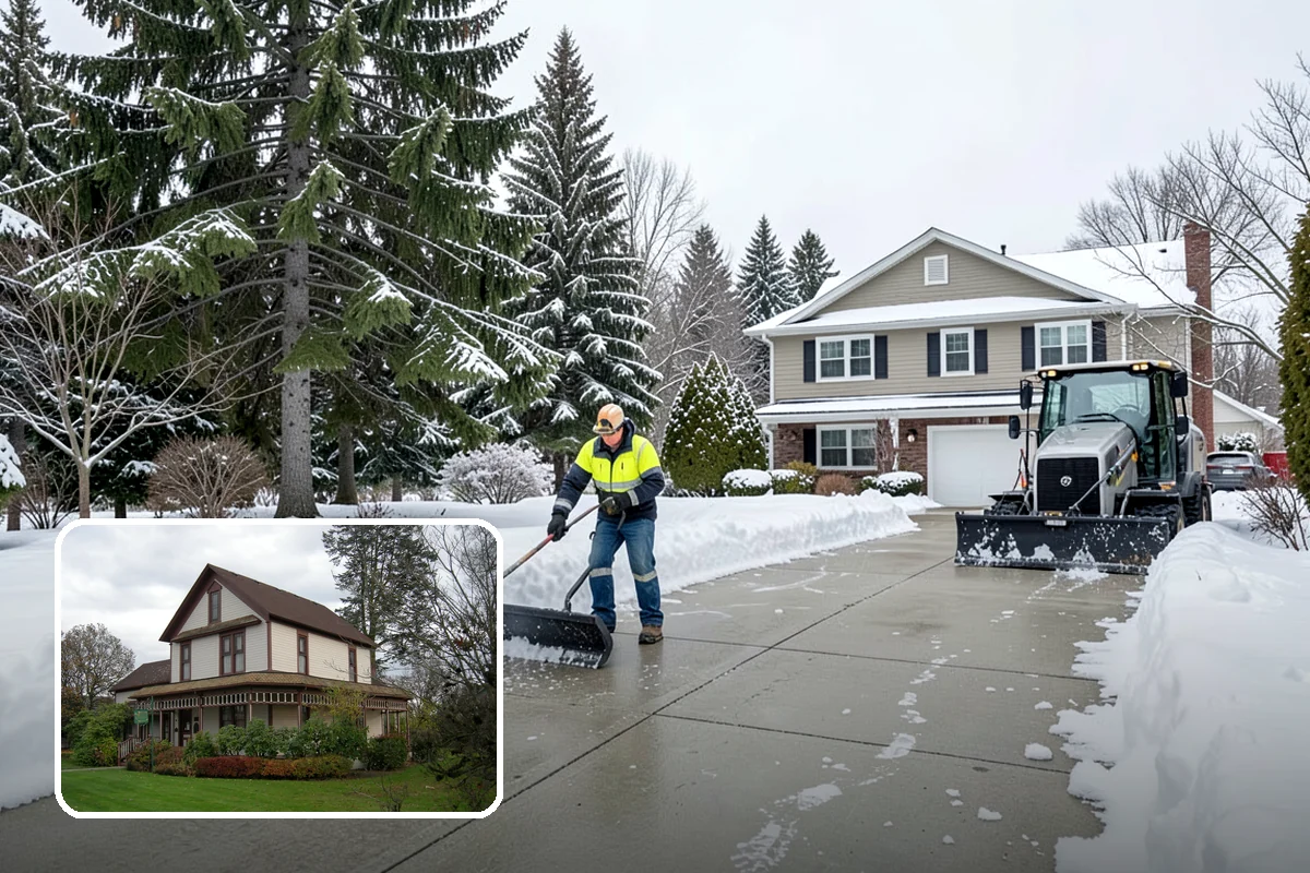 Gravel Driveway Snow Removal in Sumner, Pierce County, WA - Removes snow without scattering gravel