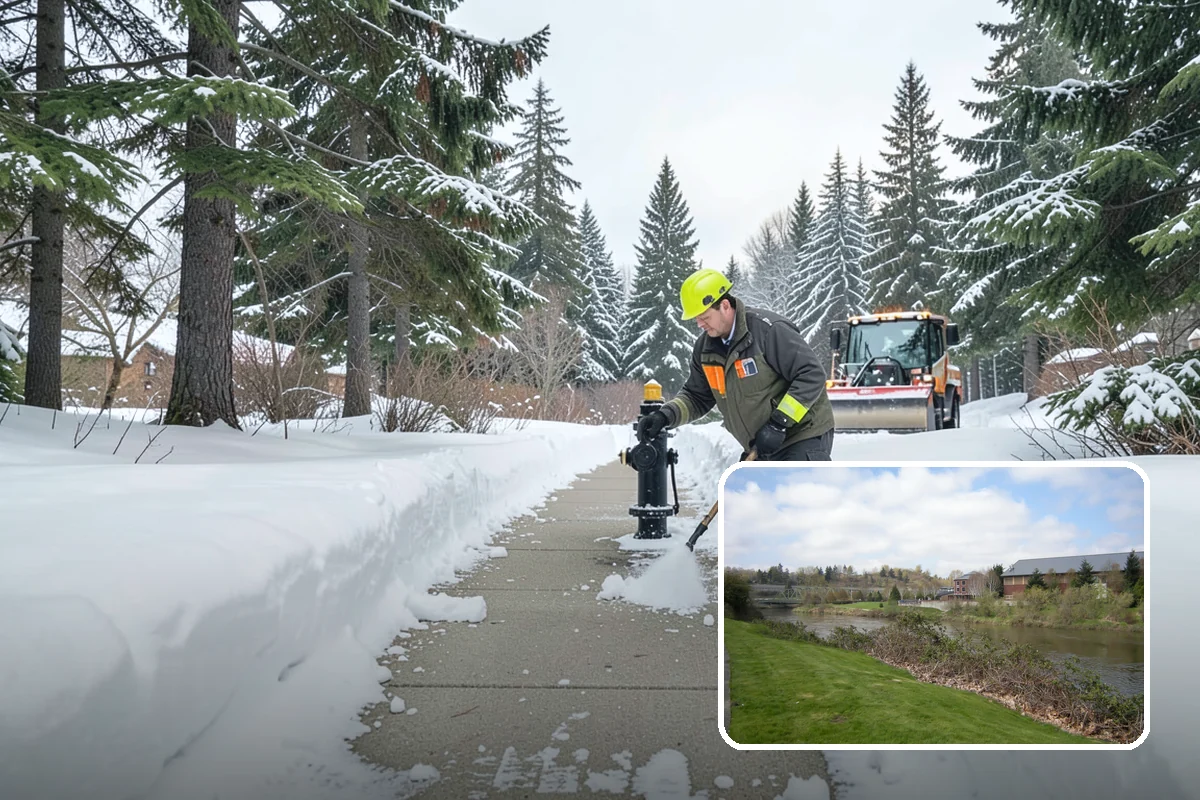 Gravel Driveway Snow Removal in Tukwila, King County, WA - Removes snow without scattering gravel