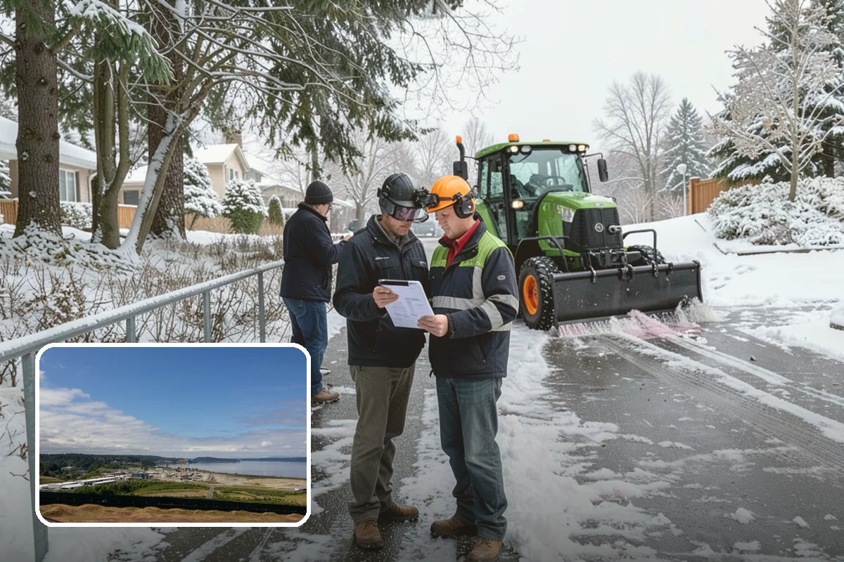 Gravel Driveway Snow Removal in University Place, Pierce County, WA - Removes snow without scattering gravel