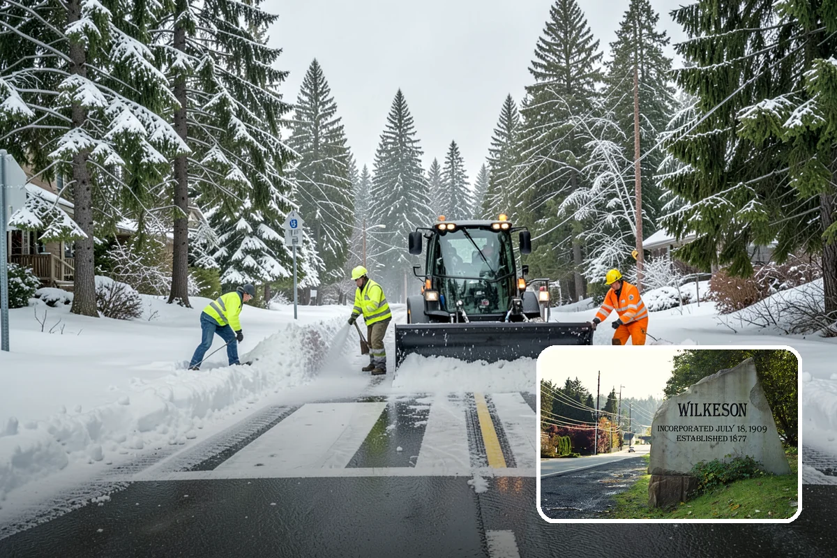Gravel Driveway Snow Removal in Wilkeson, Pierce County, WA - Removes snow without scattering gravel