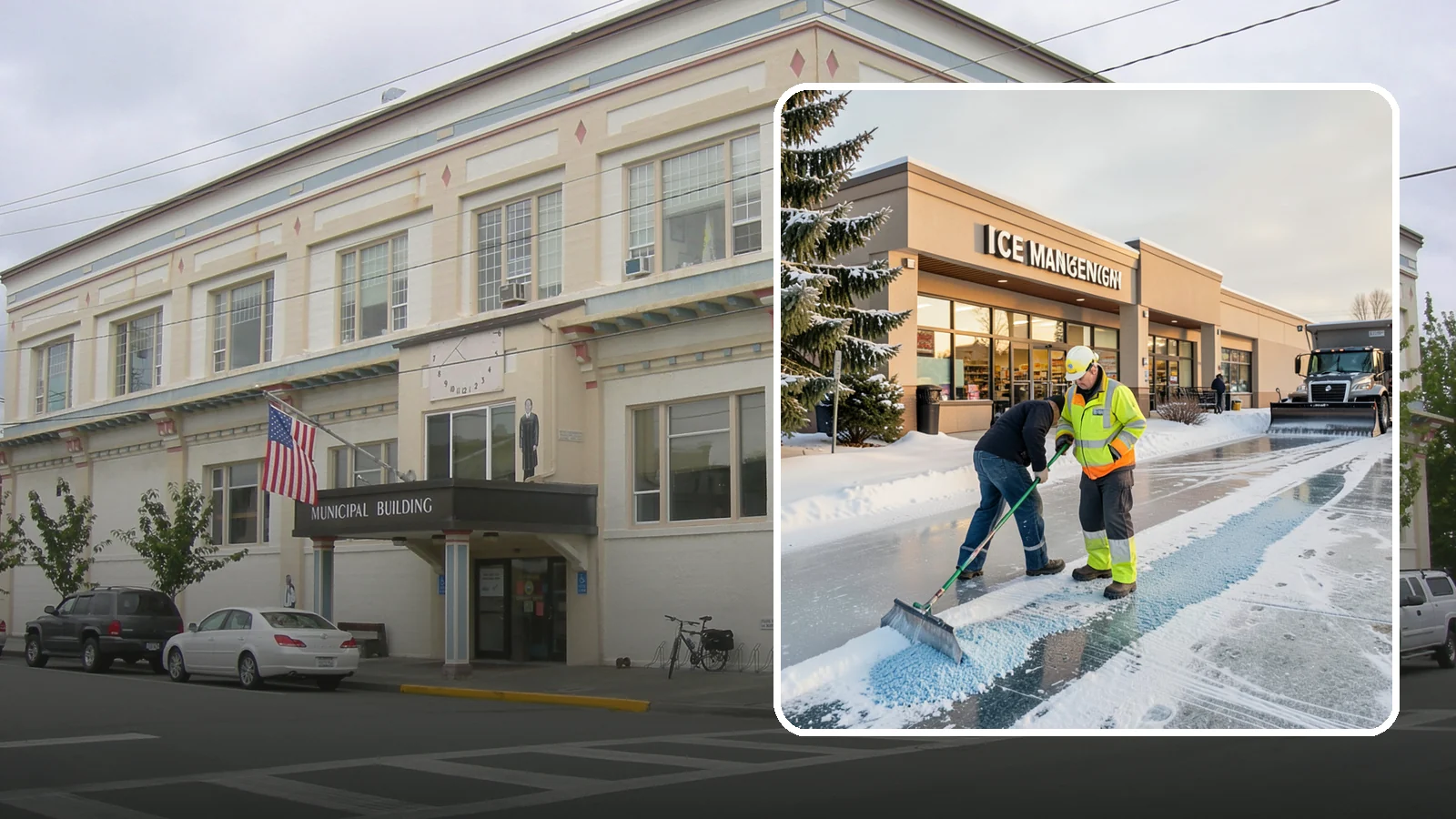 Grocery Store Deicing in Anacortes, Skagit County, WA - Deicing for grocery stores, keeping entrances, cart corrals, and loaded-customer paths safe during peak winter shopping.