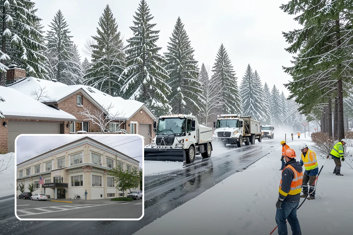 Grocery Store Deicing in Anacortes, Skagit County, WA - Protects shoppers pushing carts and carrying heavy bags