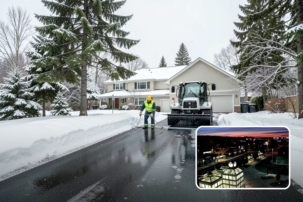 Grocery Store Deicing in Auburn, King County, WA - Protects shoppers pushing carts and carrying heavy bags