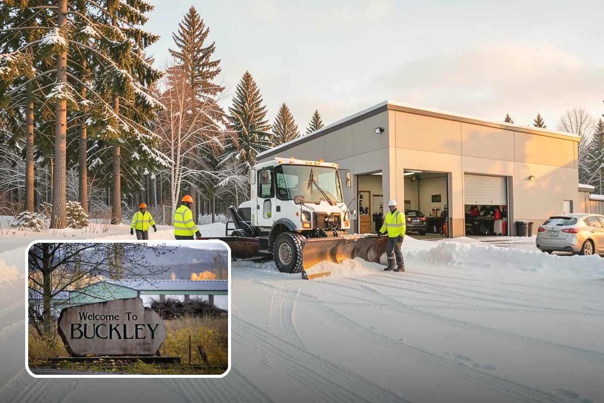 Grocery Store Deicing in Buckley, Pierce County, WA - Protects shoppers pushing carts and carrying heavy bags
