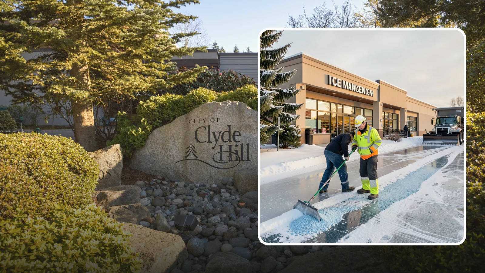 Grocery Store Deicing in Clyde Hill, King County, WA - Deicing for grocery stores, keeping entrances, cart corrals, and loaded-customer paths safe during peak winter shopping.