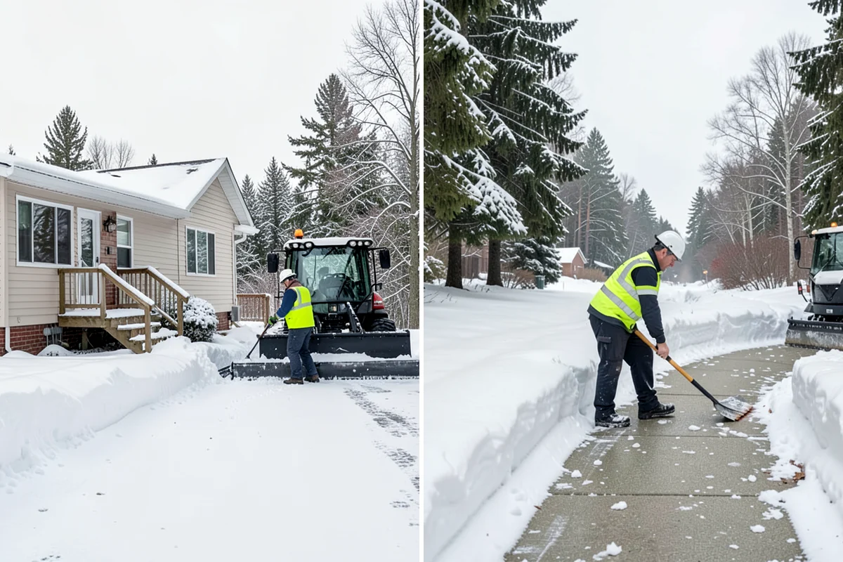 Grocery Store Deicing in Concrete, Skagit County, WA - Map the entrance approach, cart corrals, and crosswalks