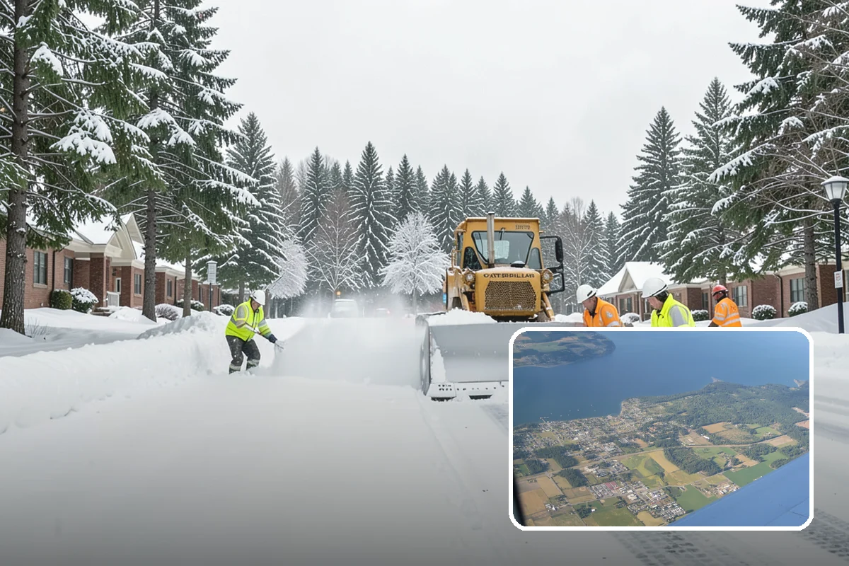 Grocery Store Deicing in Coupeville, Island County, WA - Protects shoppers pushing carts and carrying heavy bags