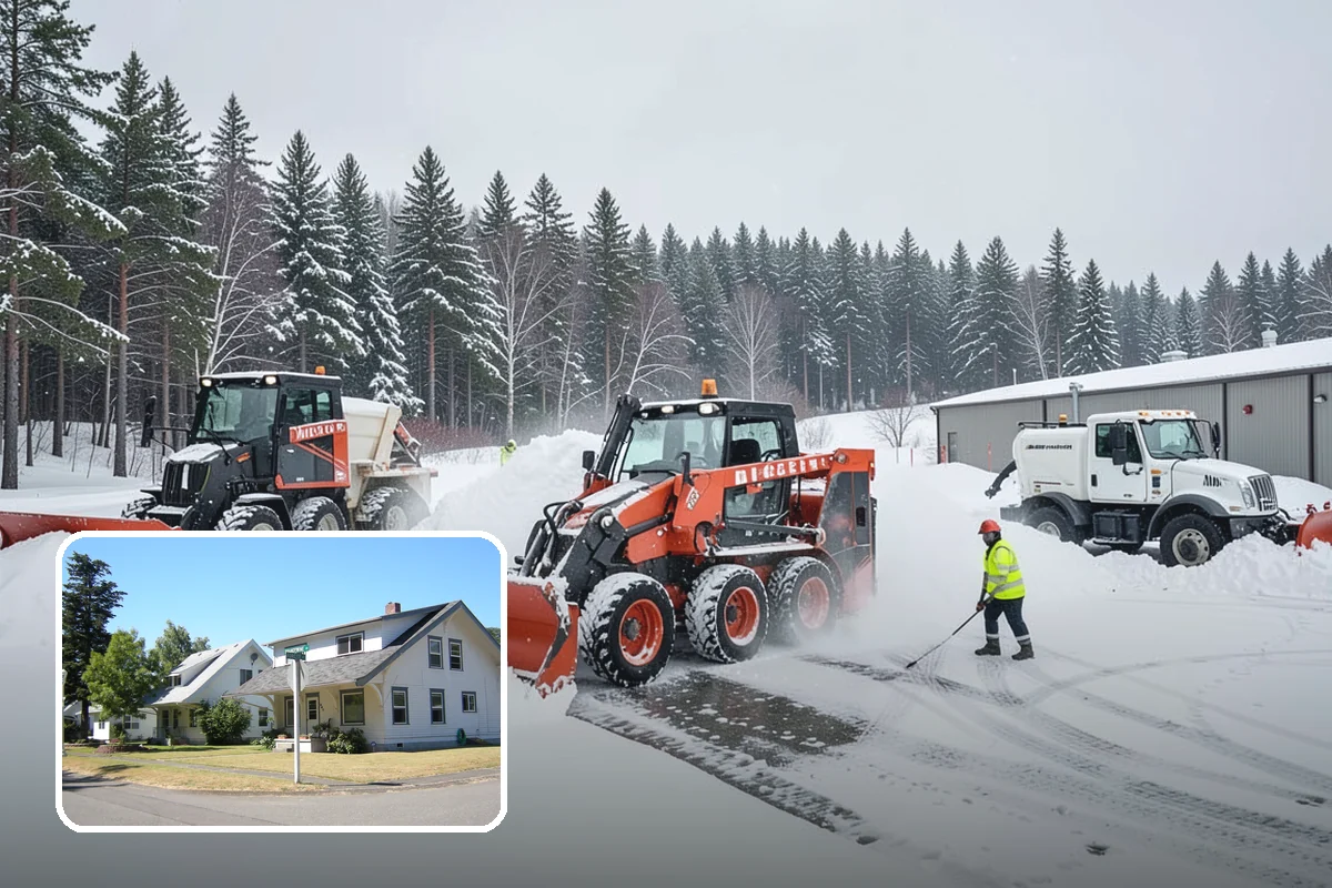 Grocery Store Deicing in DuPont, Pierce County, WA - Protects shoppers pushing carts and carrying heavy bags