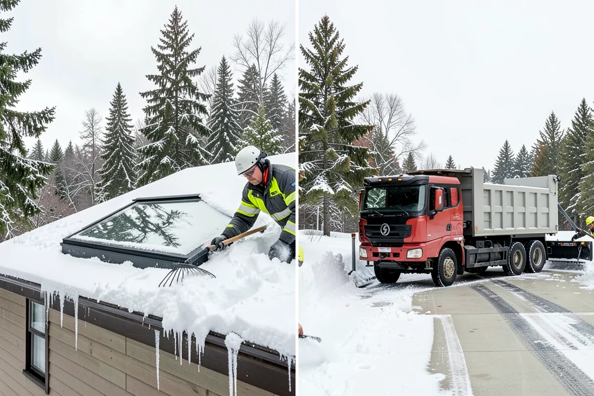 Grocery Store Deicing in DuPont, Pierce County, WA - Map the entrance approach, cart corrals, and crosswalks