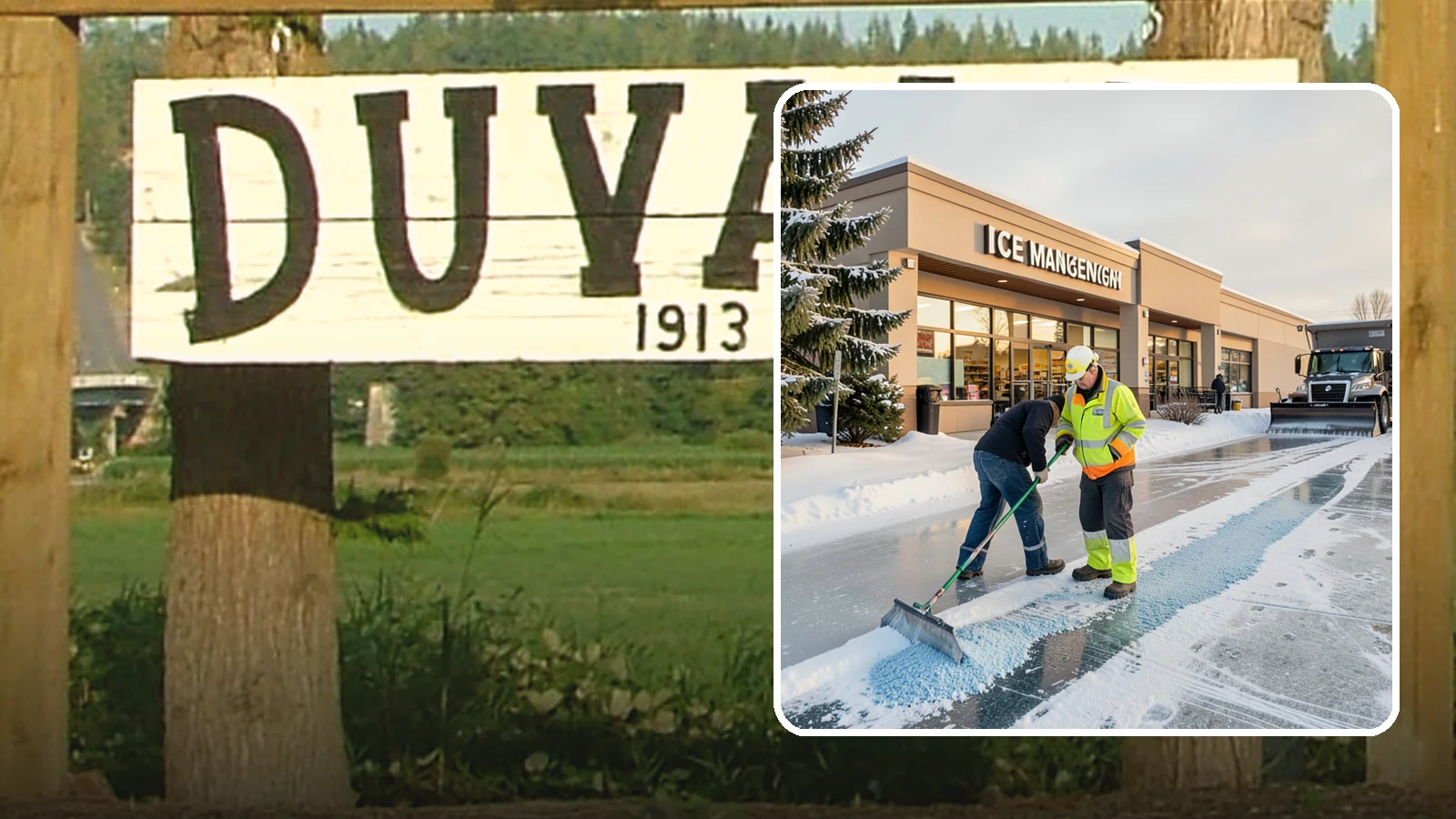 Grocery Store Deicing in Duvall, King County, WA - Deicing for grocery stores, keeping entrances, cart corrals, and loaded-customer paths safe during peak winter shopping.