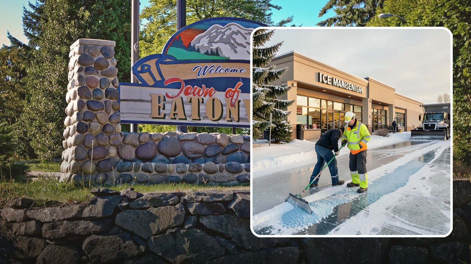 Grocery Store Deicing in Eatonville, Pierce County, WA - Deicing for grocery stores, keeping entrances, cart corrals, and loaded-customer paths safe during peak winter shopping.