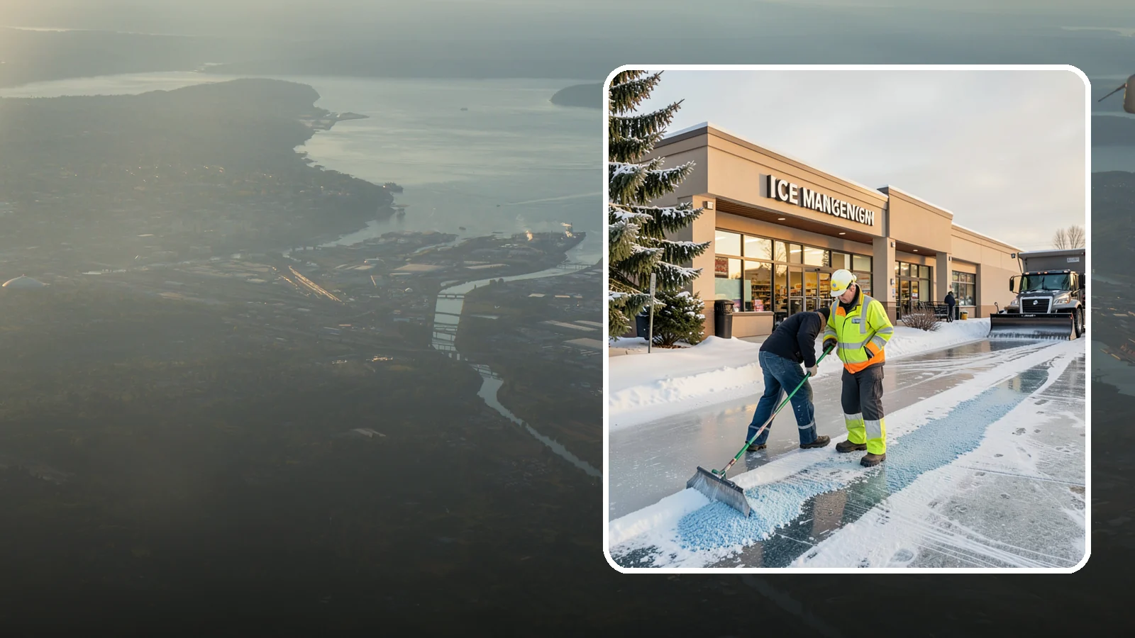 Grocery Store Deicing in Fife, Pierce County, WA - Deicing for grocery stores, keeping entrances, cart corrals, and loaded-customer paths safe during peak winter shopping.