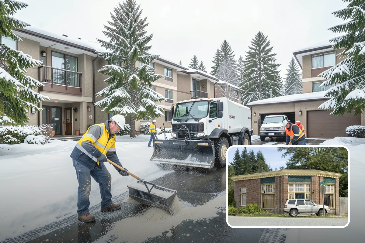 Grocery Store Deicing in Hamilton, Skagit County, WA - Protects shoppers pushing carts and carrying heavy bags
