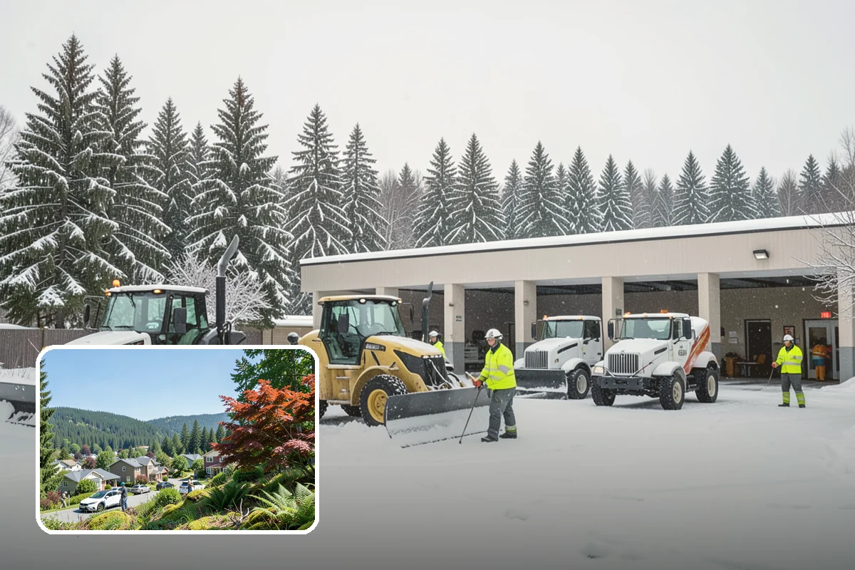 Grocery Store Deicing in Index, Snohomish County, WA - Protects shoppers pushing carts and carrying heavy bags