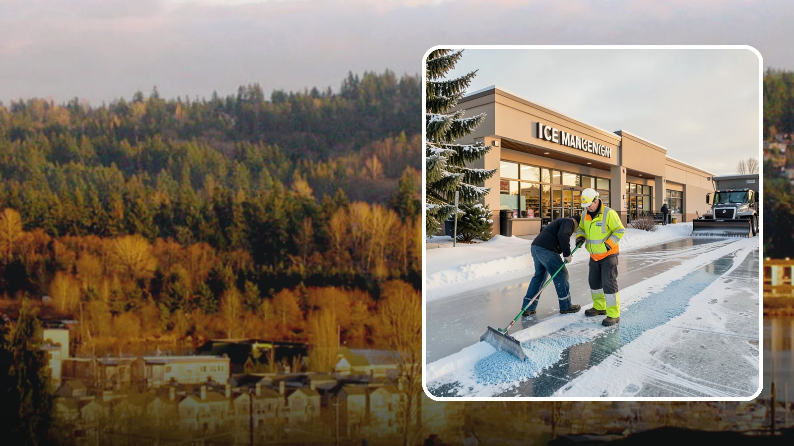 Grocery Store Deicing in Kenmore, King County, WA - Deicing for grocery stores, keeping entrances, cart corrals, and loaded-customer paths safe during peak winter shopping.