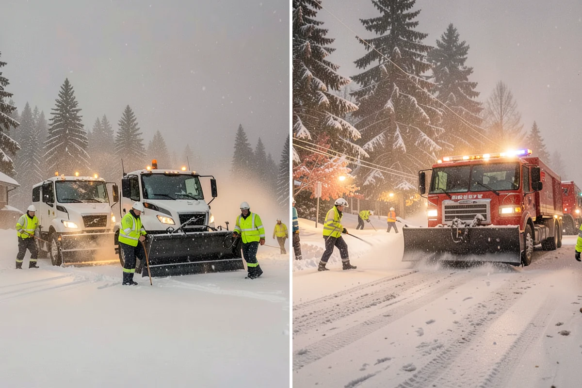 Grocery Store Deicing in Kenmore, King County, WA - Map the entrance approach, cart corrals, and crosswalks