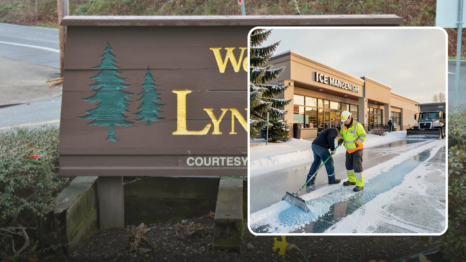 Grocery Store Deicing in Lynnwood, Snohomish County, WA - Deicing for grocery stores, keeping entrances, cart corrals, and loaded-customer paths safe during peak winter shopping.