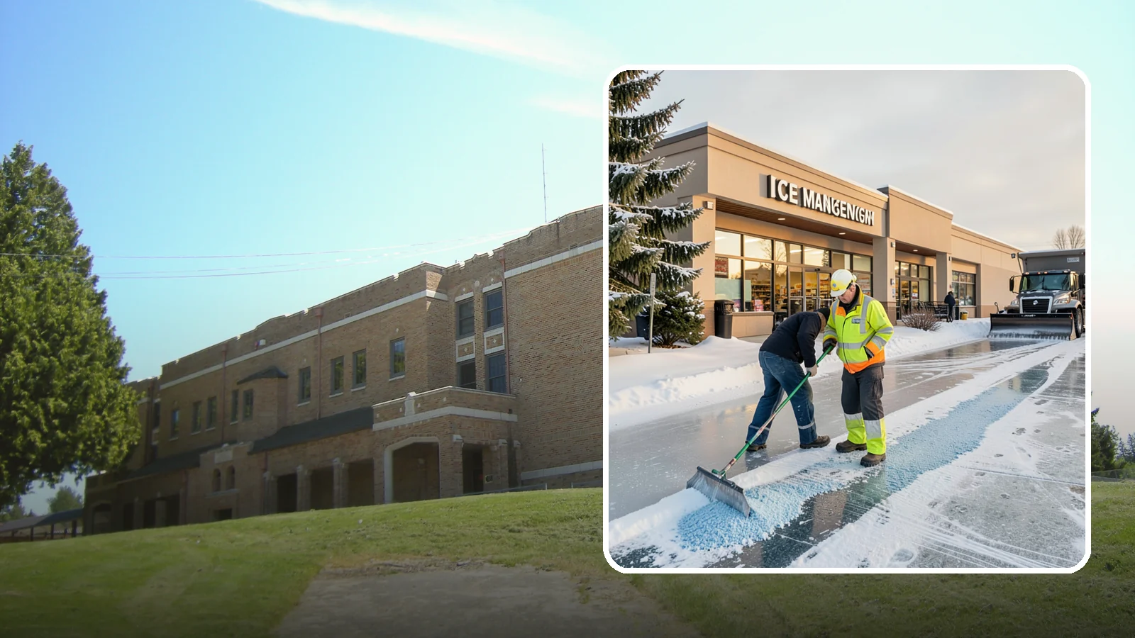 Grocery Store Deicing in Maple Valley, King County, WA - Deicing for grocery stores, keeping entrances, cart corrals, and loaded-customer paths safe during peak winter shopping.