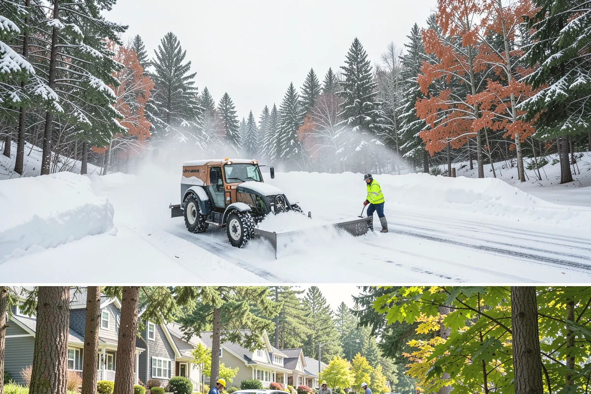 Grocery Store Deicing in Normandy Park, King County, WA - Deicing runs the winter grocery season, peaking during the freezing-rain days when stores fill ahead of a lowland cold snap.