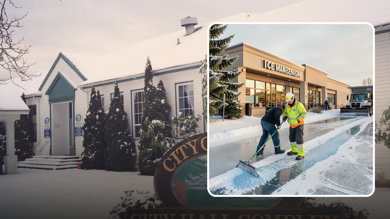 Grocery Store Deicing in Pacific, King County, WA - Deicing for grocery stores, keeping entrances, cart corrals, and loaded-customer paths safe during peak winter shopping.