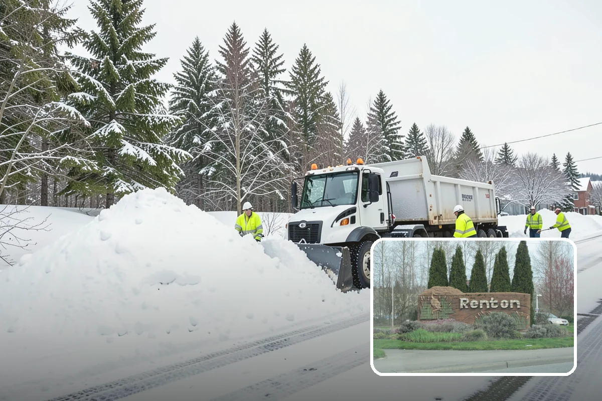 Grocery Store Deicing in Renton, King County, WA - Protects shoppers pushing carts and carrying heavy bags