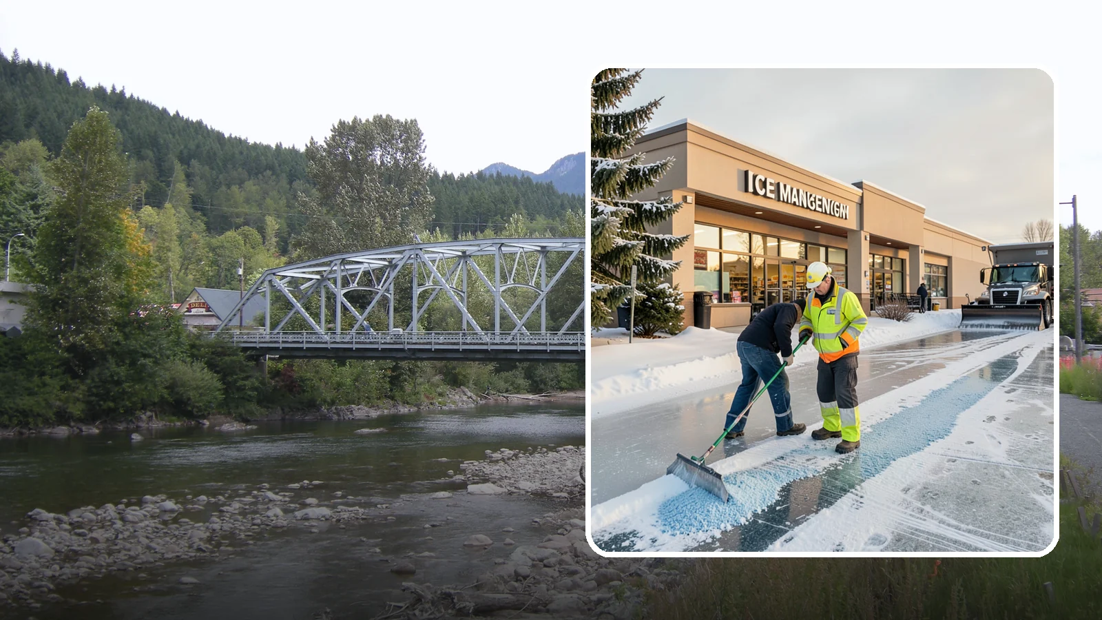 Grocery Store Deicing in Skykomish, King County, WA - Deicing for grocery stores, keeping entrances, cart corrals, and loaded-customer paths safe during peak winter shopping.