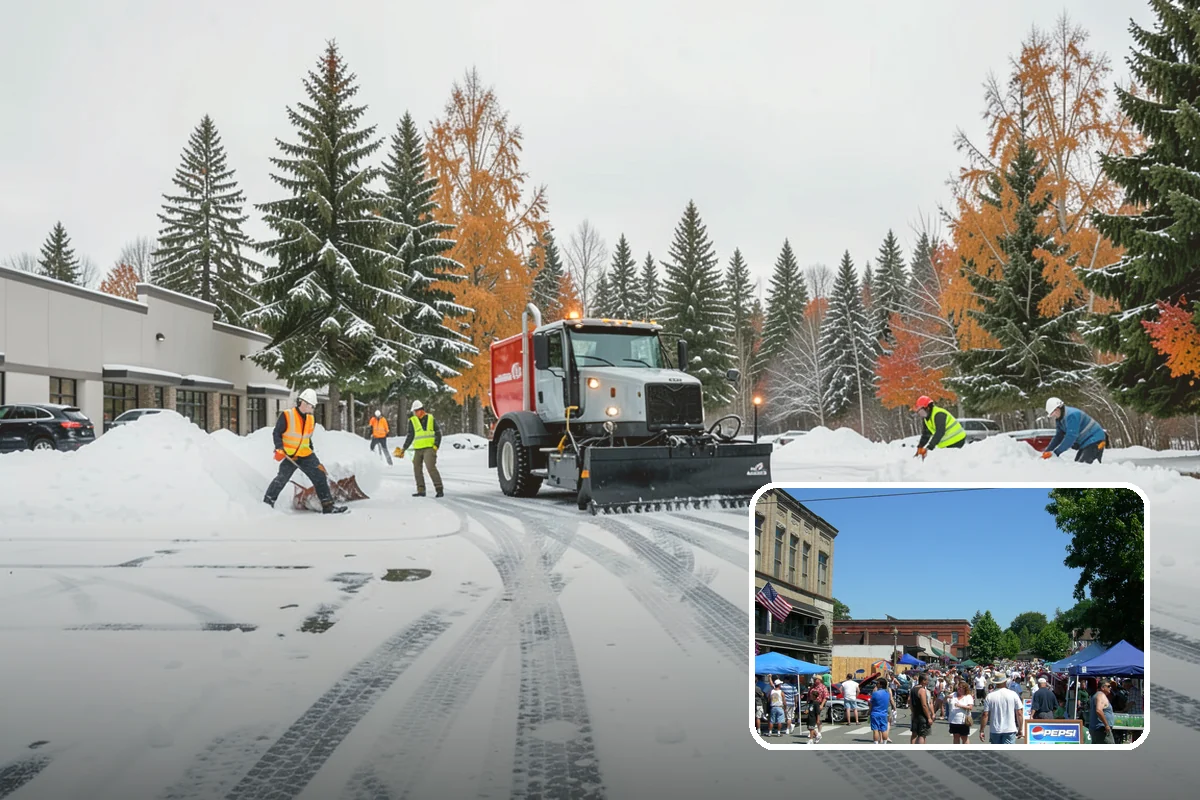 Grocery Store Deicing in Snohomish, Snohomish County, WA - Protects shoppers pushing carts and carrying heavy bags