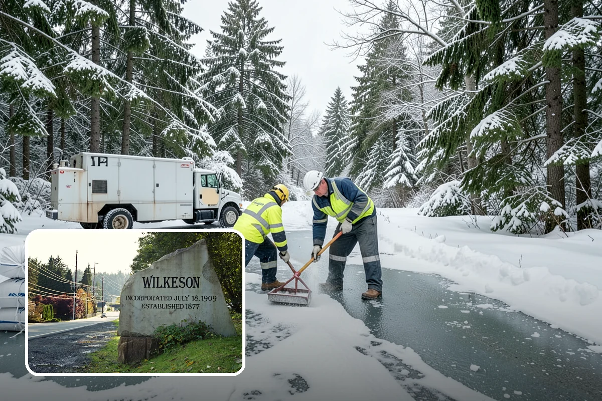 Grocery Store Deicing in Wilkeson, Pierce County, WA - Protects shoppers pushing carts and carrying heavy bags