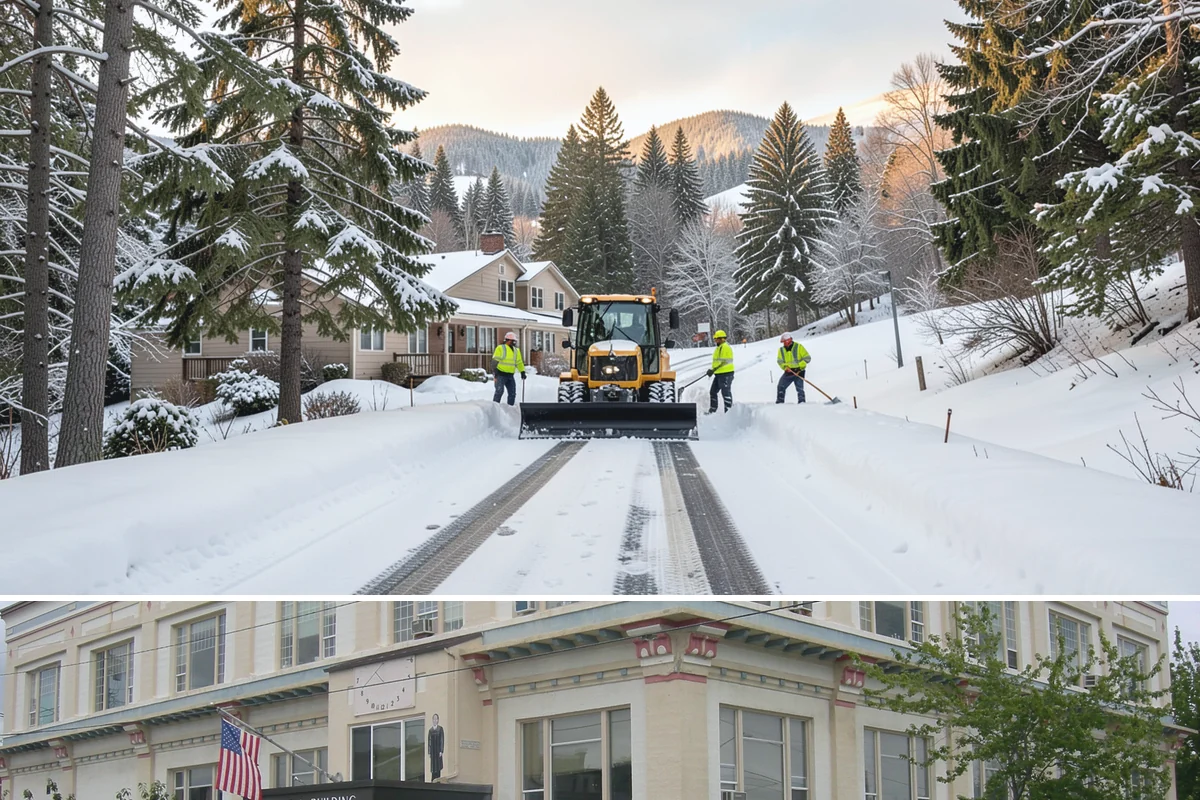 Grocery Store Parking Lot Snow Removal in Anacortes, Skagit County, WA - Grocery store lots in Western Washington see the most winter demand from late November through February, spiking before every...