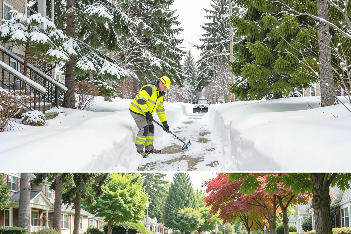 Grocery Store Parking Lot Snow Removal in Beaux Arts Village, King County, WA - Grocery store lots in Western Washington see the most winter demand from late November through February, spiking before every...