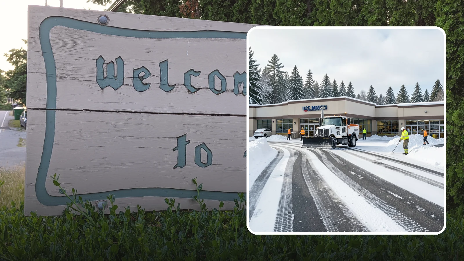 Grocery Store Parking Lot Snow Removal in Brier, Snohomish County, WA - We clear grocery store lots early so Western Washington shoppers park, load carts, and reach the doors safely in winter.