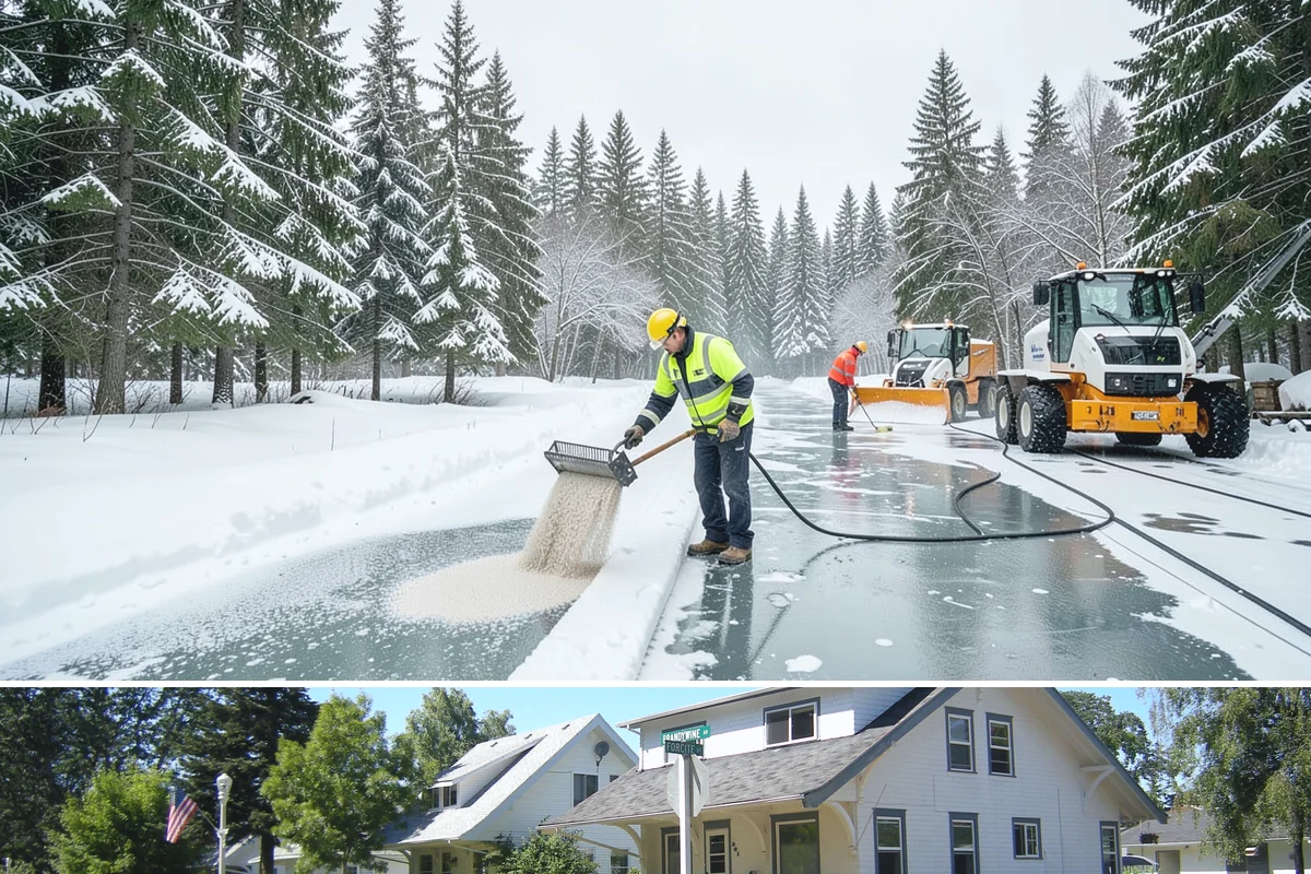 Grocery Store Parking Lot Snow Removal in DuPont, Pierce County, WA - Grocery store lots in Western Washington see the most winter demand from late November through February, spiking before every...