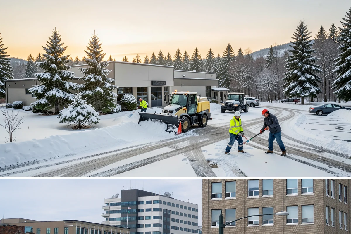 Grocery Store Parking Lot Snow Removal in Everett, Snohomish County, WA - Grocery store lots in Western Washington see the most winter demand from late November through February, spiking before every...