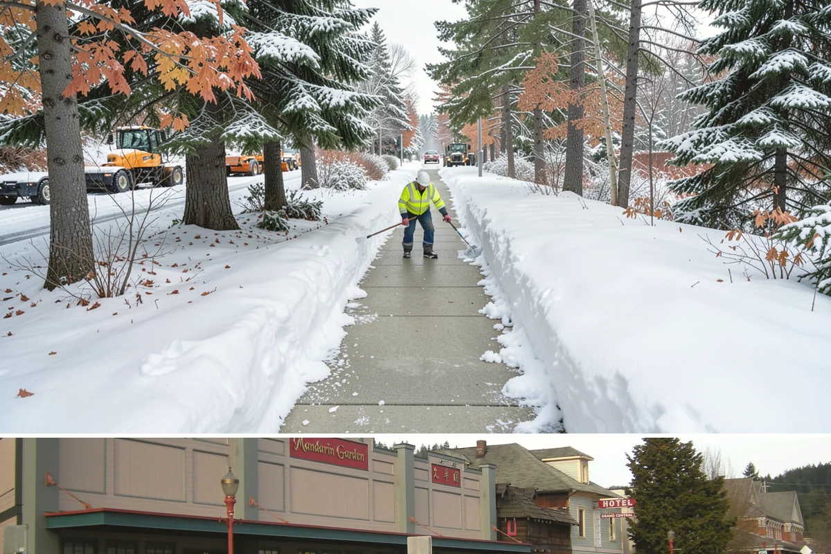 Grocery Store Parking Lot Snow Removal in Issaquah, King County, WA - Grocery store lots in Western Washington see the most winter demand from late November through February, spiking before every...