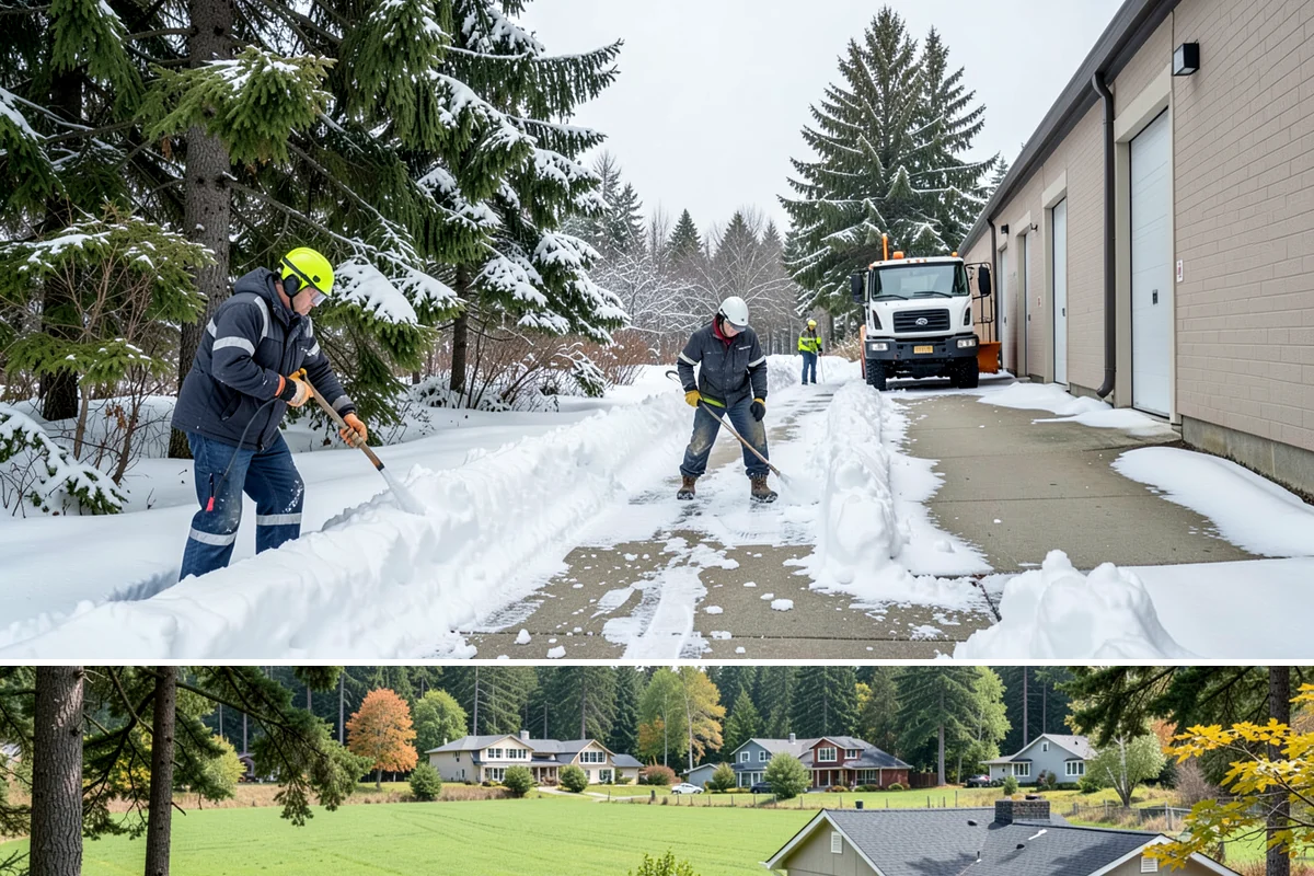 Grocery Store Parking Lot Snow Removal in Lyman, Skagit County, WA - Grocery store lots in Western Washington see the most winter demand from late November through February, spiking before every...