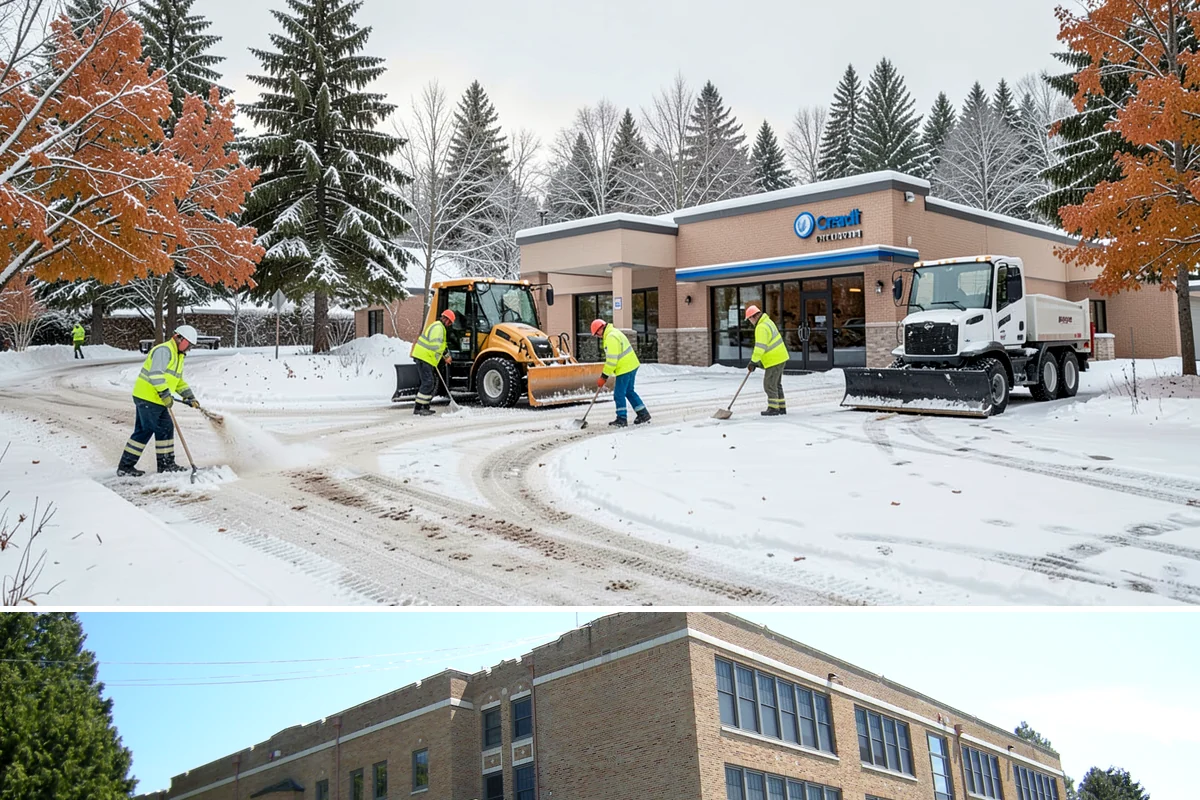 Grocery Store Parking Lot Snow Removal in Maple Valley, King County, WA - Grocery store lots in Western Washington see the most winter demand from late November through February, spiking before every...