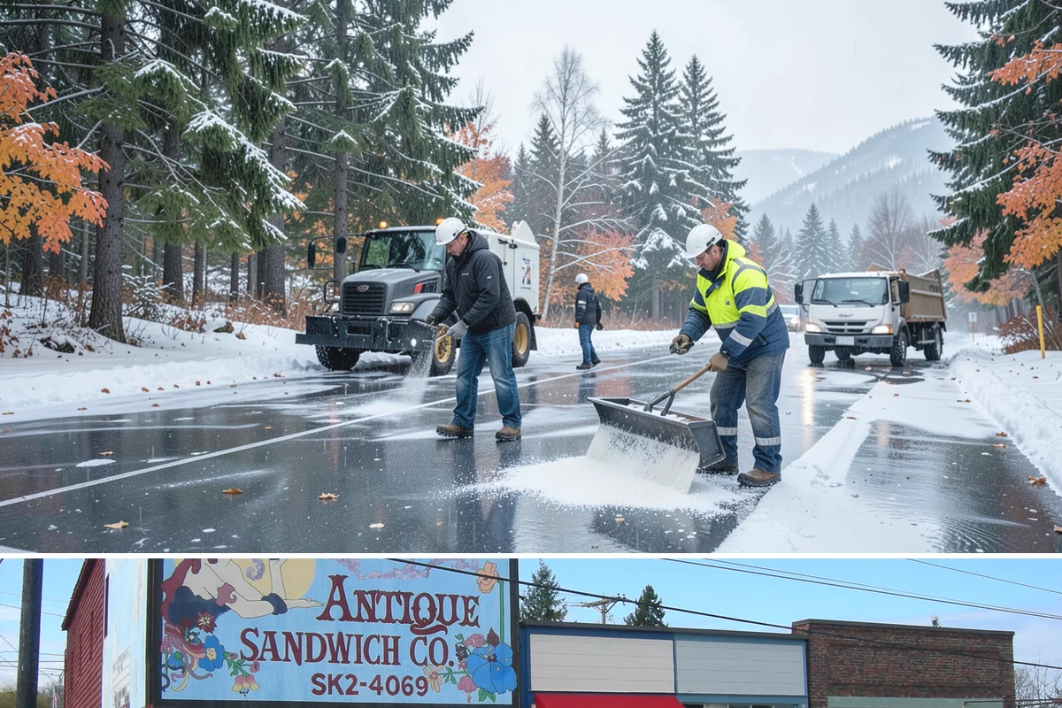 Grocery Store Parking Lot Snow Removal in Ruston, Pierce County, WA - Grocery store lots in Western Washington see the most winter demand from late November through February, spiking before every...