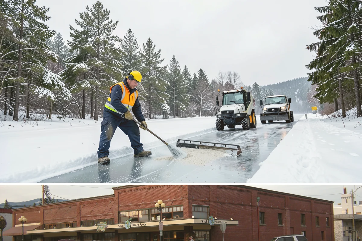 Grocery Store Parking Lot Snow Removal in Sedro-Woolley, Skagit County, WA - Grocery store lots in Western Washington see the most winter demand from late November through February, spiking before every...
