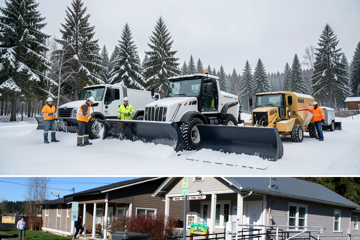 Grocery Store Parking Lot Snow Removal in South Prairie, Pierce County, WA - Grocery store lots in Western Washington see the most winter demand from late November through February, spiking before every...