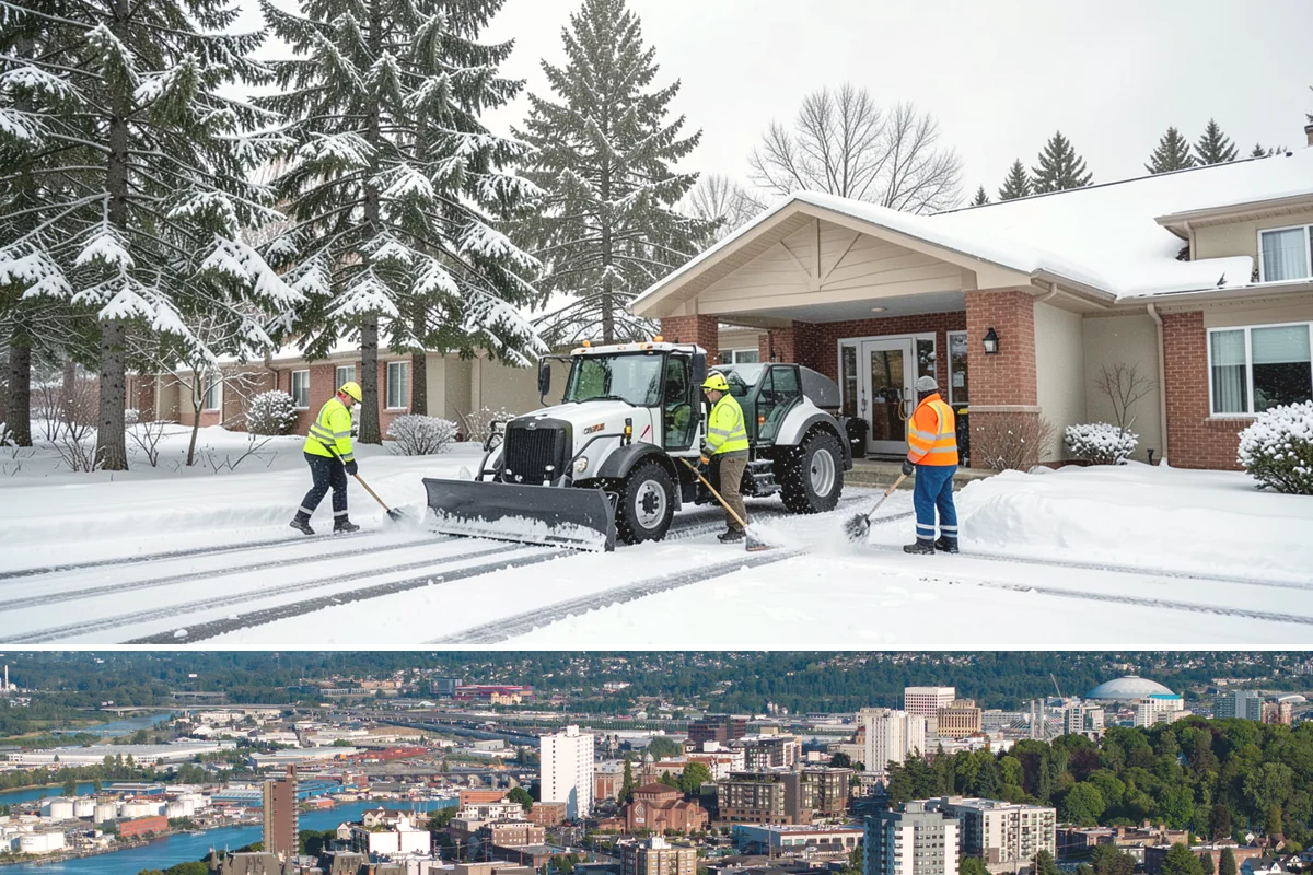 Grocery Store Parking Lot Snow Removal in Tacoma, Pierce County, WA - Grocery store lots in Western Washington see the most winter demand from late November through February, spiking before every...