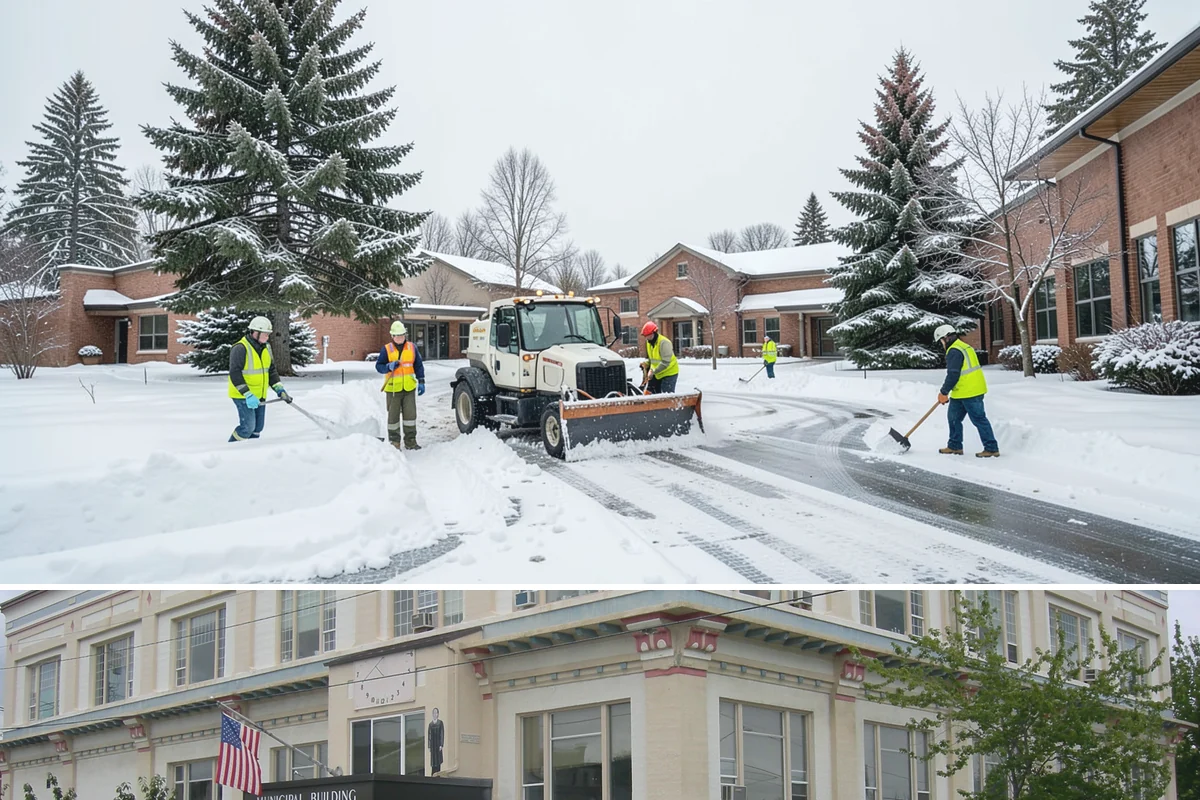 Grocery Store Sidewalk Clearing in Anacortes, Skagit County, WA - Grocery demand is highest from late November through February, when heavy daily traffic packs doorway snow into ice between...