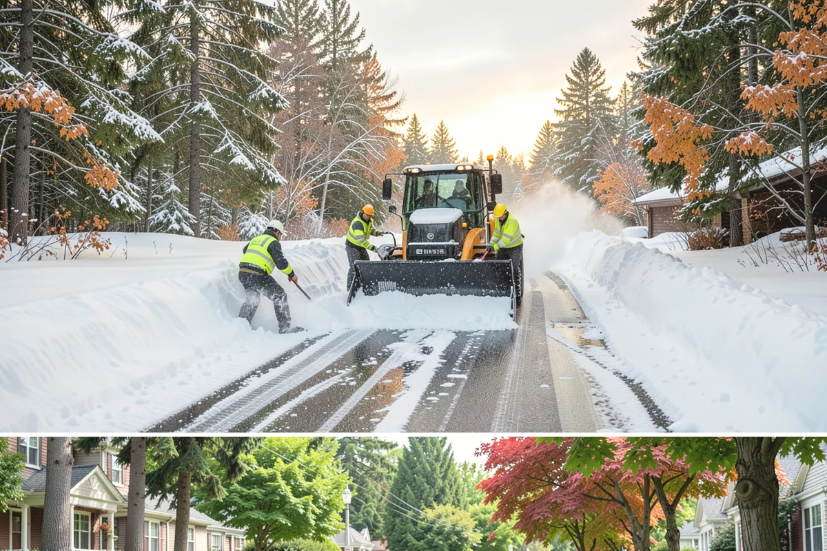 Grocery Store Sidewalk Clearing in Beaux Arts Village, King County, WA - Grocery demand is highest from late November through February, when heavy daily traffic packs doorway snow into ice between...