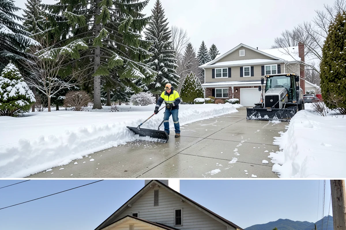Grocery Store Sidewalk Clearing in Concrete, Skagit County, WA - Grocery demand is highest from late November through February, when heavy daily traffic packs doorway snow into ice between...
