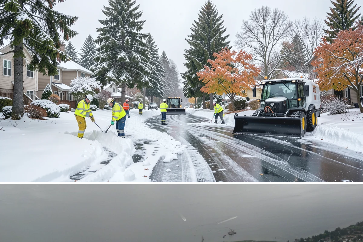 Grocery Store Sidewalk Clearing in Des Moines, King County, WA - Grocery demand is highest from late November through February, when heavy daily traffic packs doorway snow into ice between...