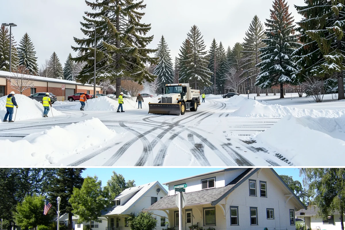 Grocery Store Sidewalk Clearing in DuPont, Pierce County, WA - Grocery demand is highest from late November through February, when heavy daily traffic packs doorway snow into ice between...